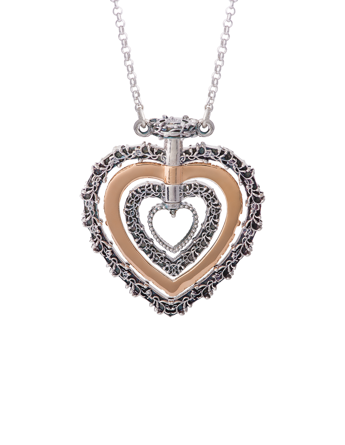 Collana Cuore nel Cuore girevole