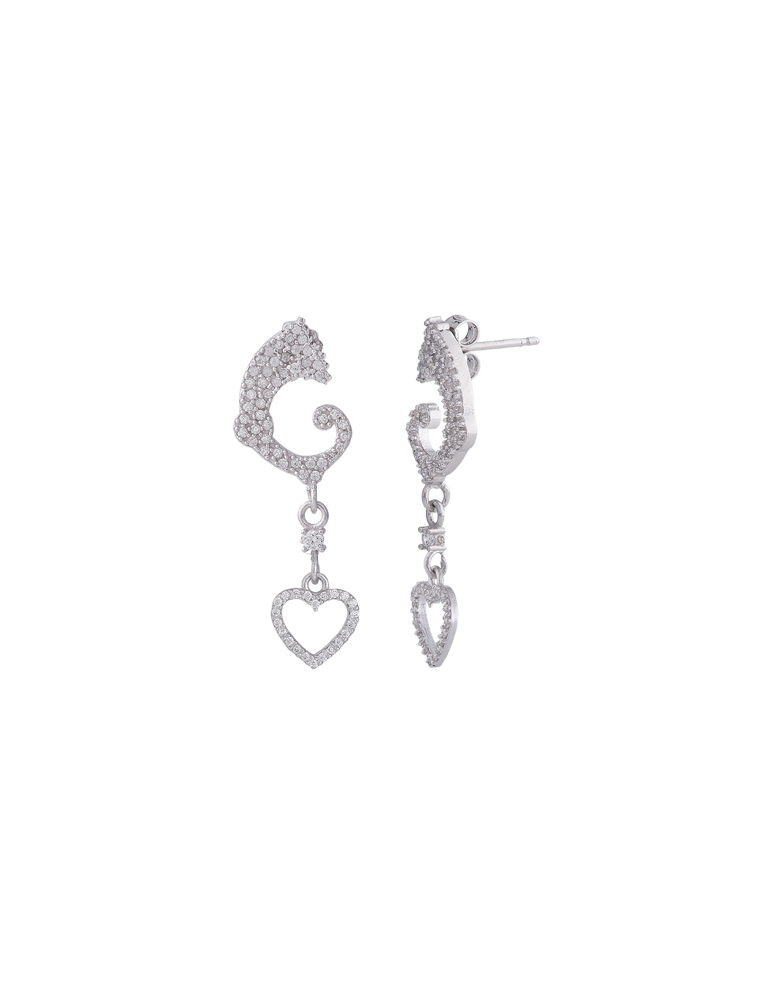 Orecchini Draghetti e cuoricini light