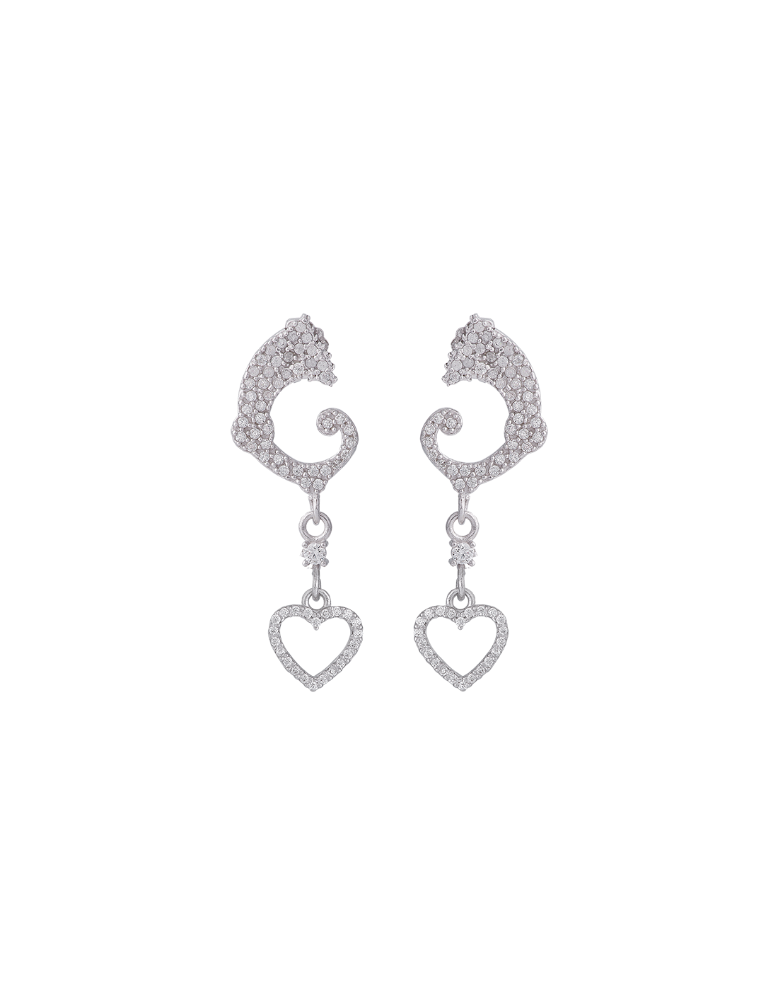 Orecchini Draghetti e cuoricini light