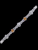 Bracciale intrecci di figure rosso/arancio