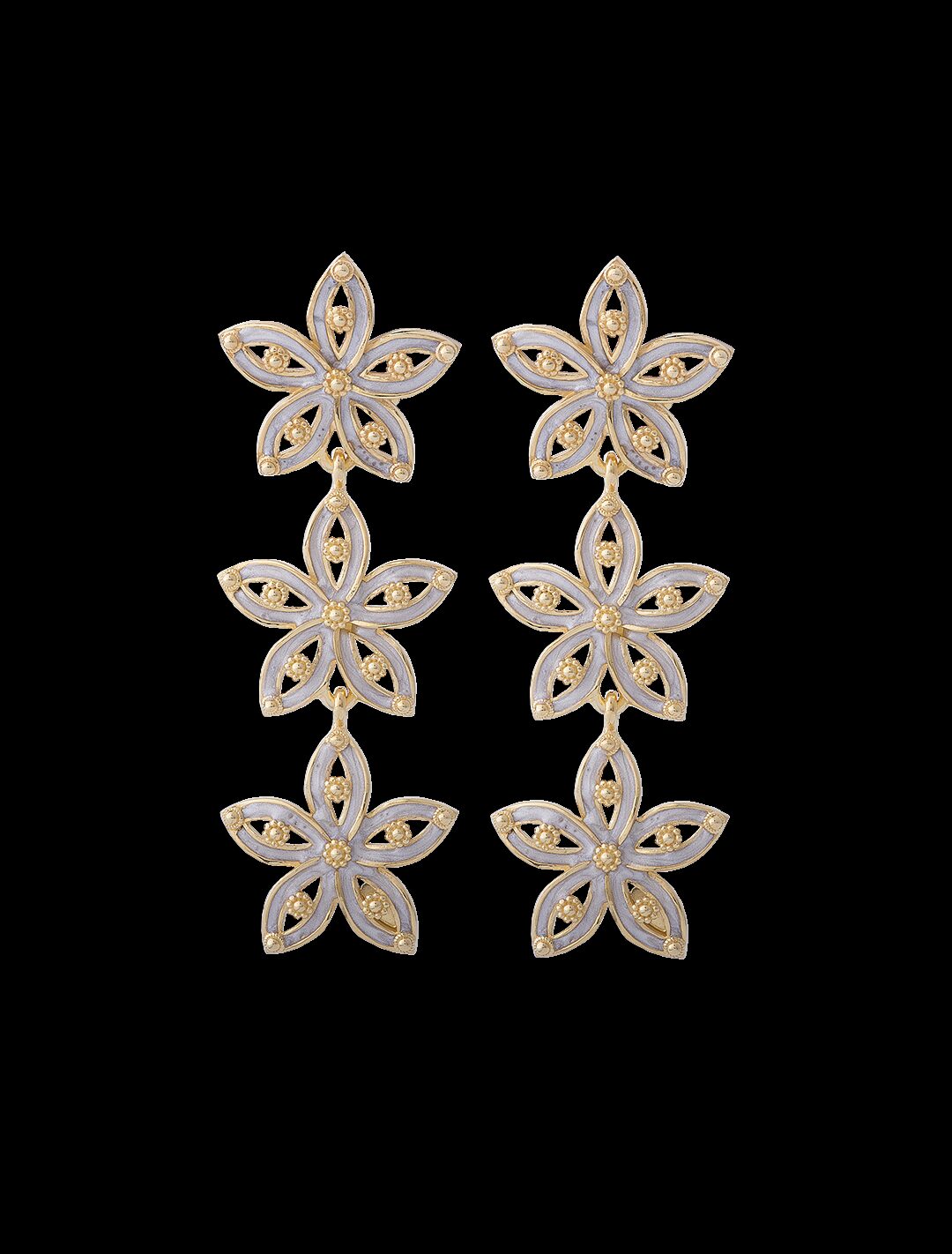 Orecchini Royale polvere di perle pendenti