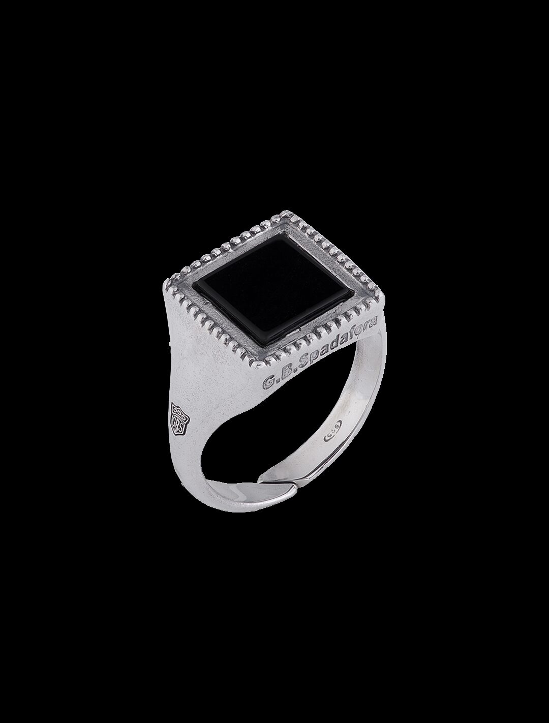 Anello Chevalier uomo in onice