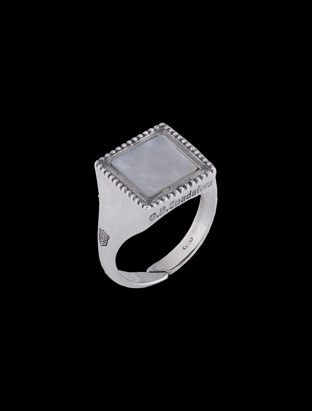 Anello Chevalier uomo in madreperla