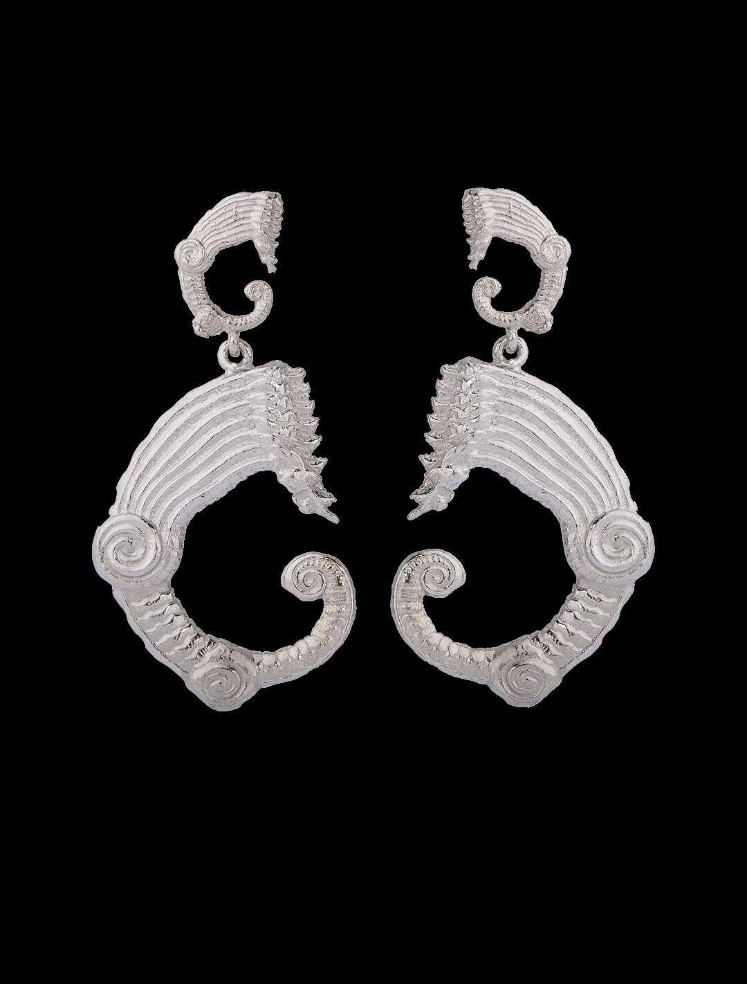 Orecchini Drago silver