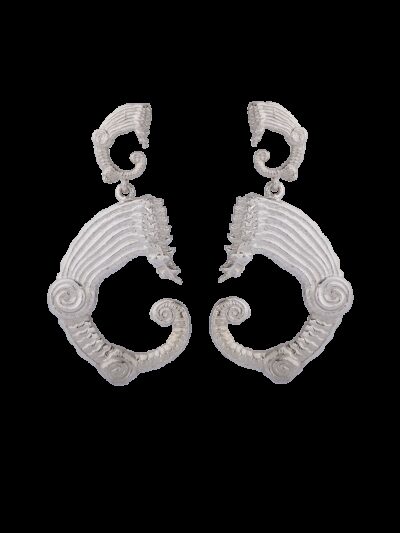 Orecchini Drago silver