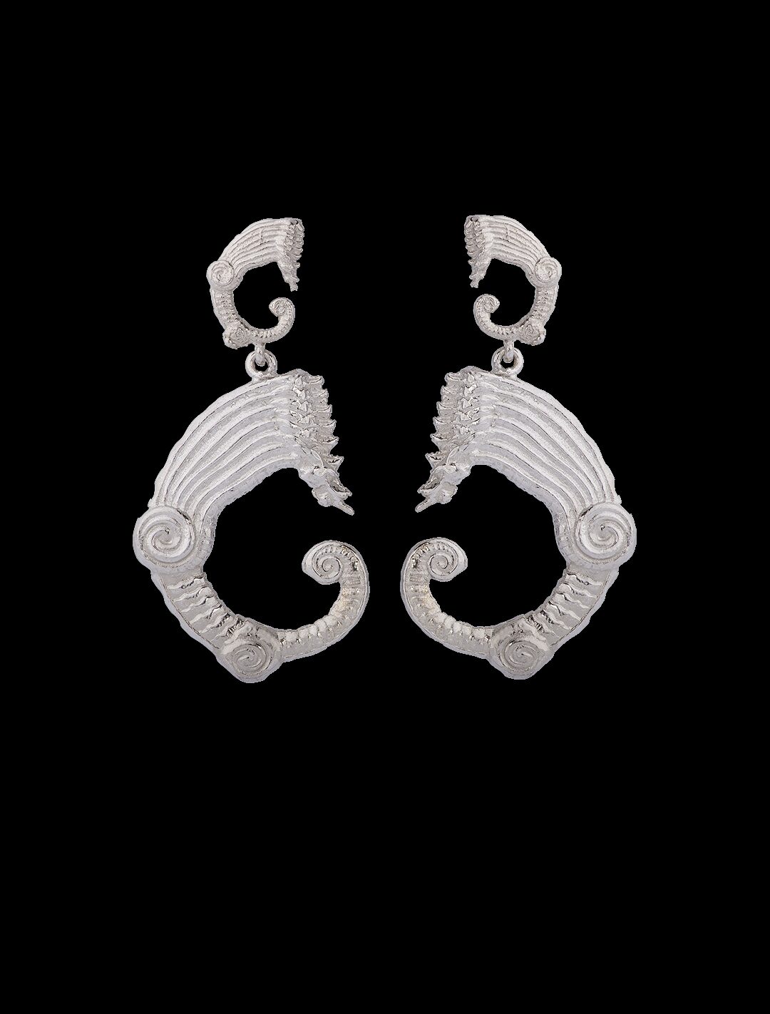 Orecchini Drago silver small