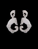 Orecchini Drago silver small