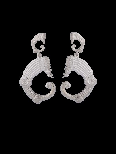 Orecchini Drago silver small