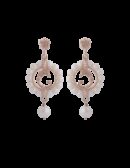 Orecchini Drago e perline pendenti