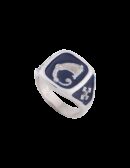 Anello Drago Excalibur blu