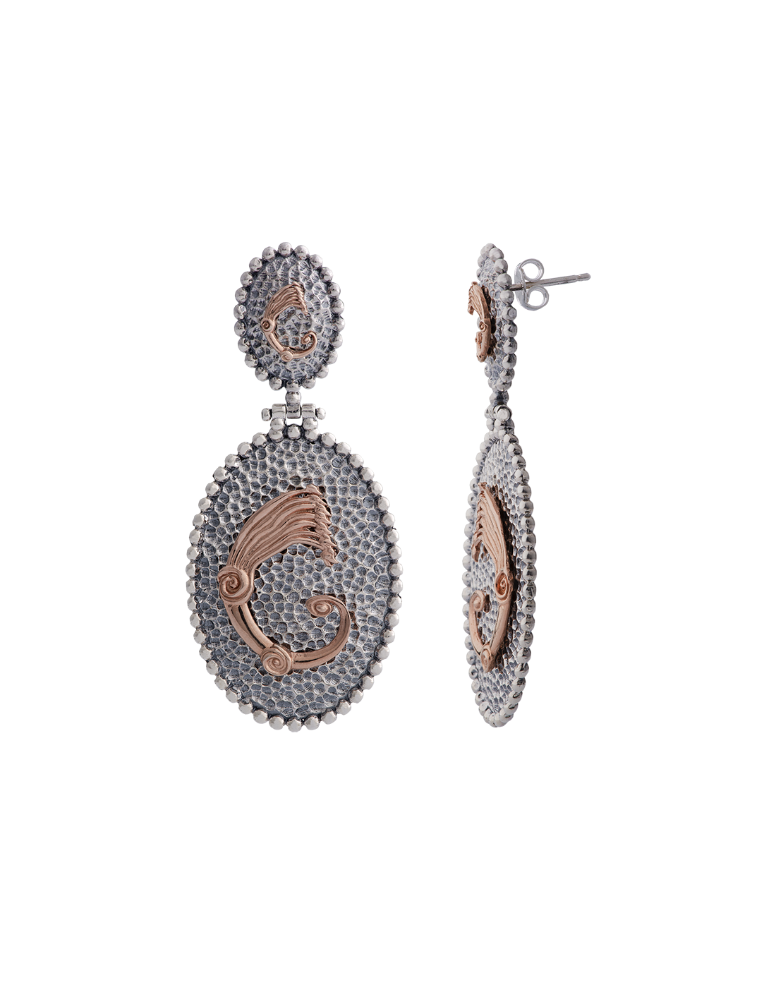 Orecchini Drago Beat ovali