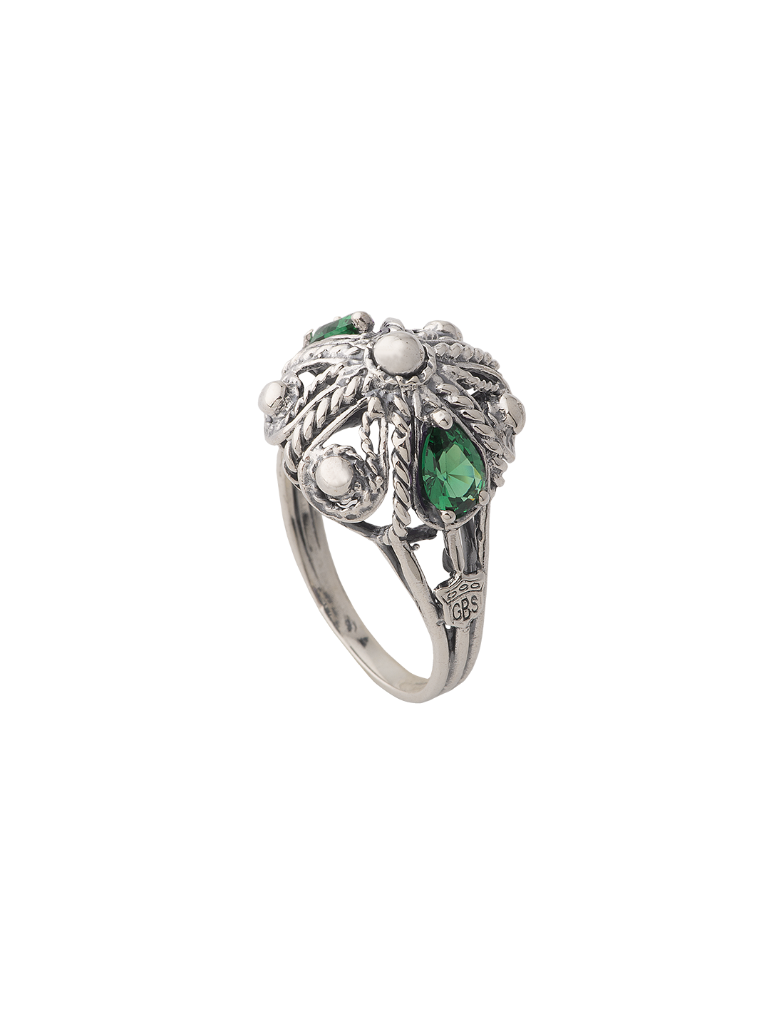 Anello imperiale verde