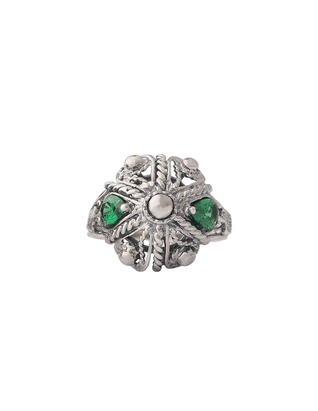 Anello imperiale verde