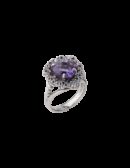Anello Cuore nel Cuore viola
