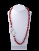 Collana agate corniola e drago
