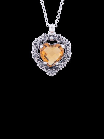 Ciondolo Cuore giallo