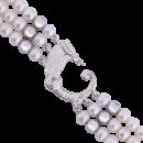 Bracciale a tre fili perle e drago