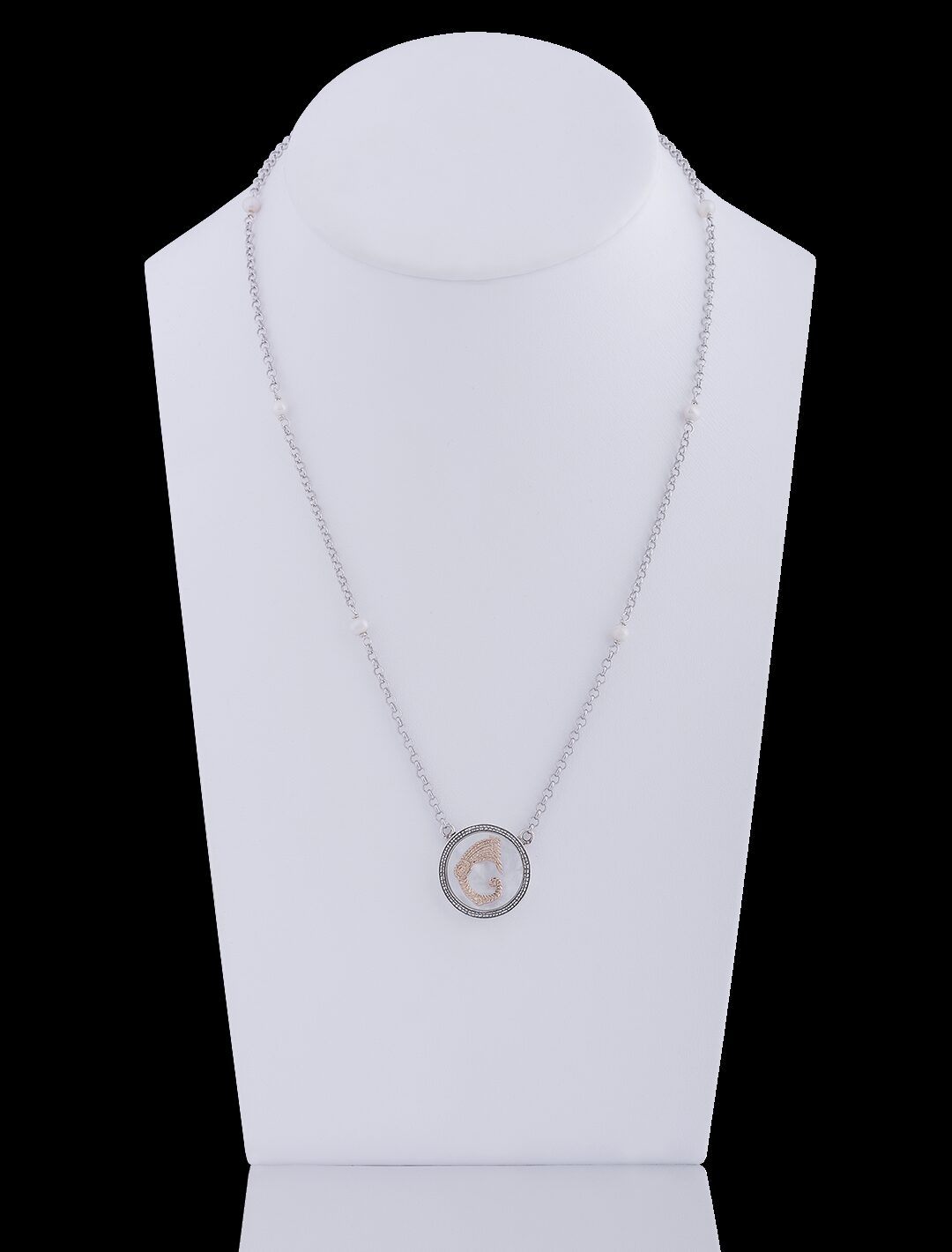 Collana Drago e perle