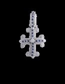 Croce Excalibur zaffiri