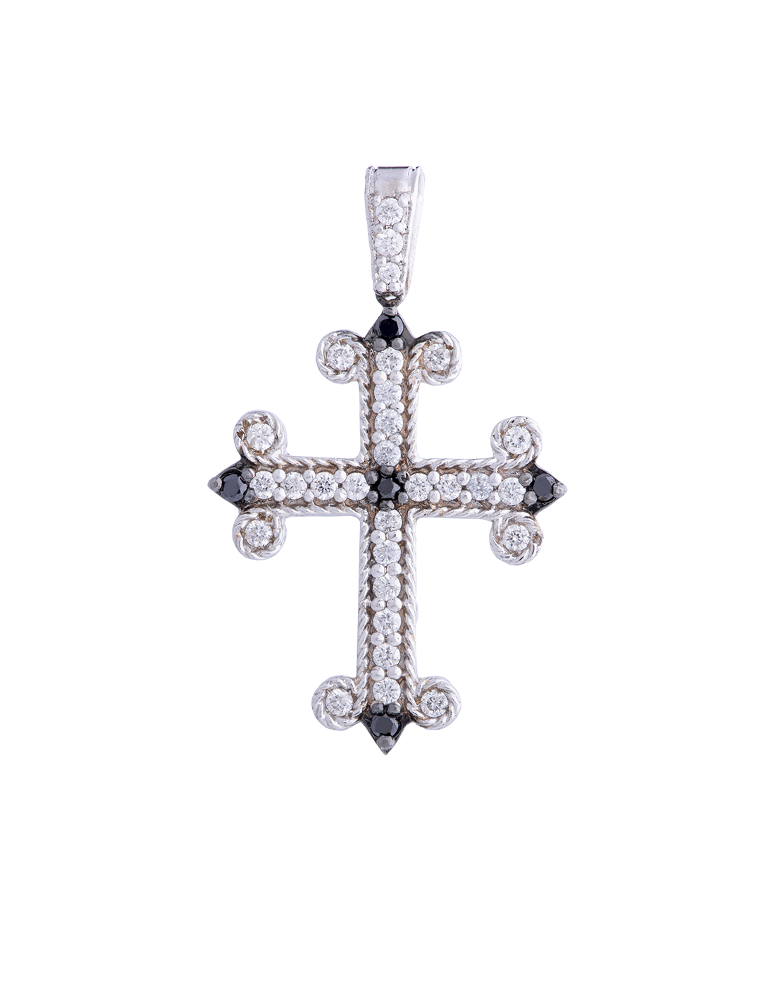 Croce Excalibur brillante nera