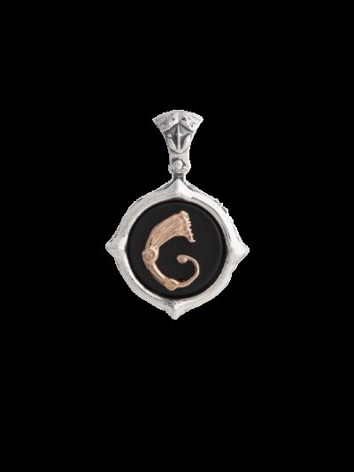 Ciondolo Logo collection nero