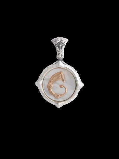 Ciondolo Logo collection bianco