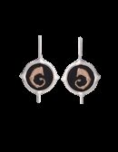 Orecchini Logo collection neri