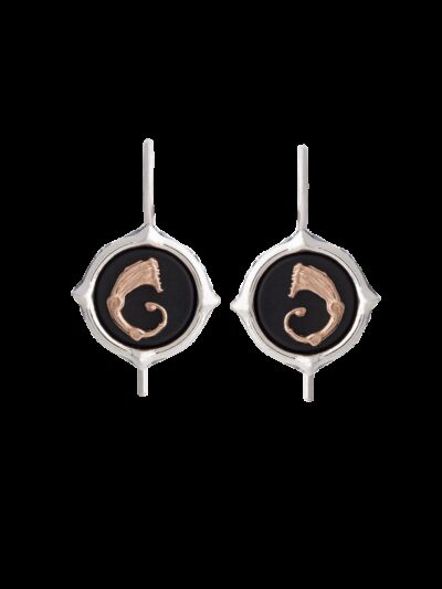 Orecchini Logo collection neri