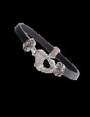 Bracciale di pelle con Drago