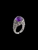 Anello Soldanella Calabria Bella giramondo viola