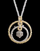 Ciondolo Jennacchella e cerchi dorato