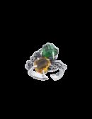 Anello passion couple verde e giallo