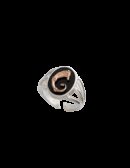 Anello Drago dorico ovale