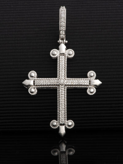 Croce Excalibur Giglio Magnum Bianca