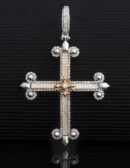 Croce Excalibur Giglio Magnum dorata