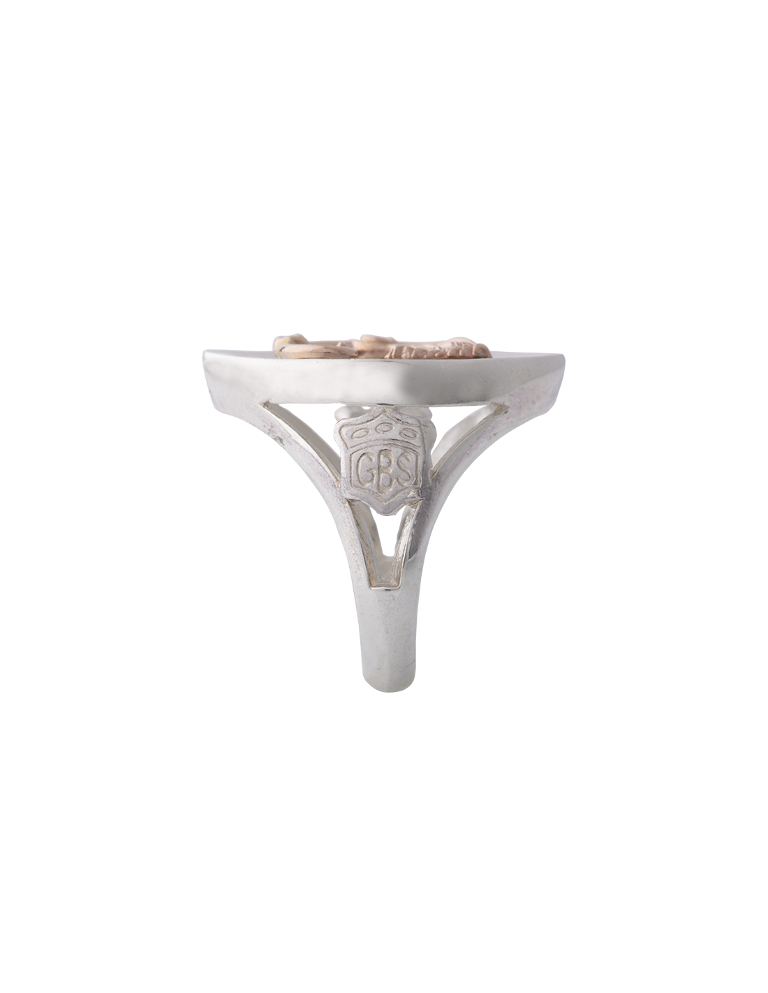 Anello Drago a spola rosé