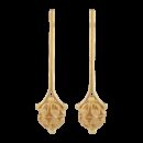 Orecchini Silhouette slim dorati