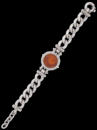 Bracciale Drago pasta vitrea ambra