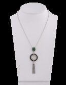 Collana Drago con frangia