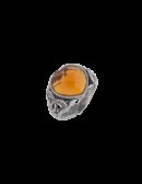 Anello Drago Cuore nel Cuore giallo