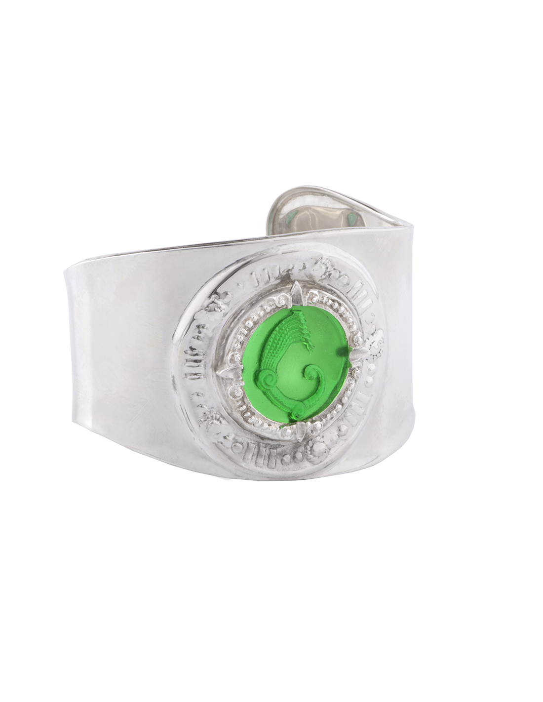 Bracciale Schiava pasta vitrea verde