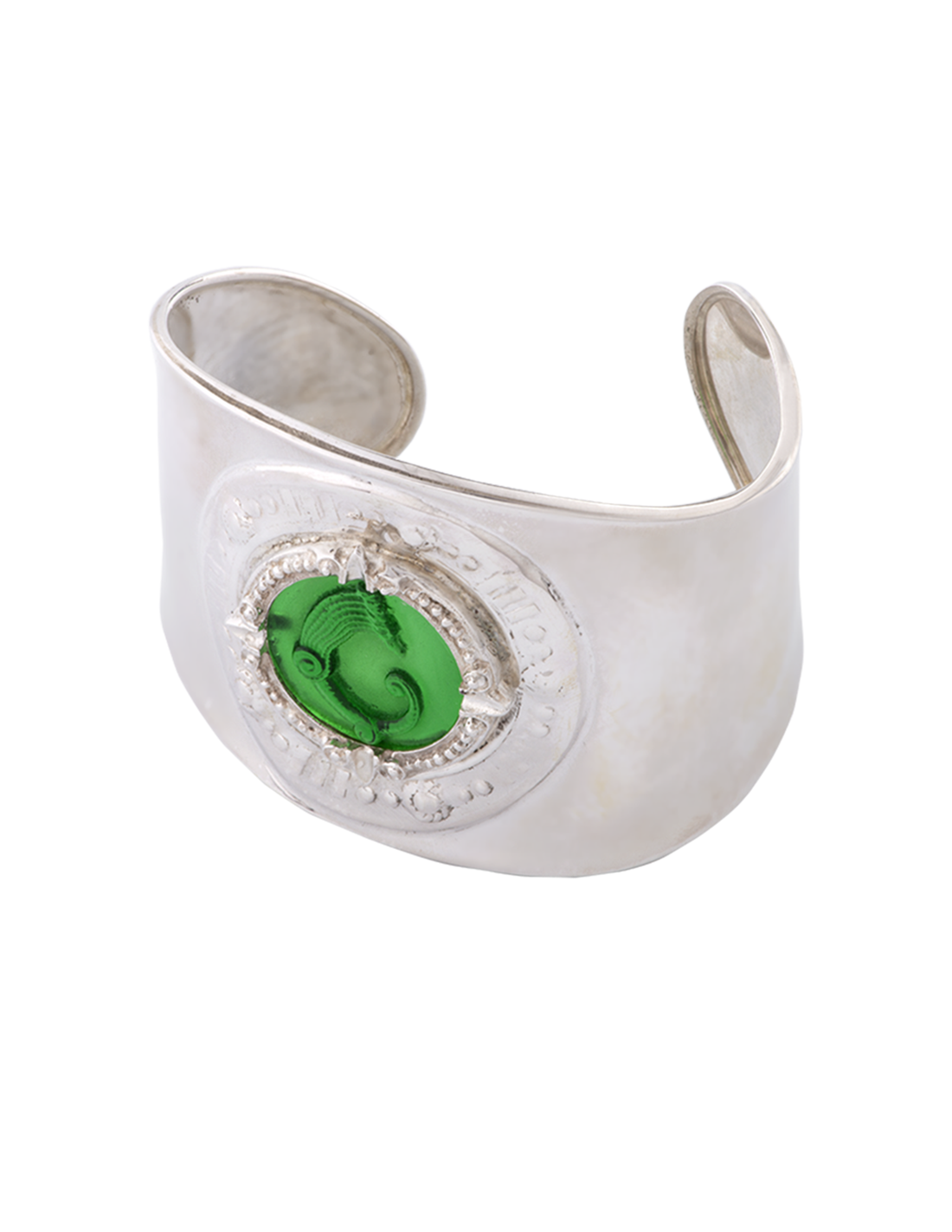 Bracciale Schiava pasta vitrea verde