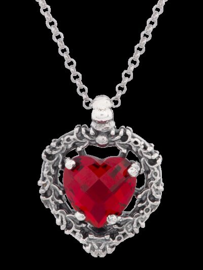 Ciondolo cuore rosso