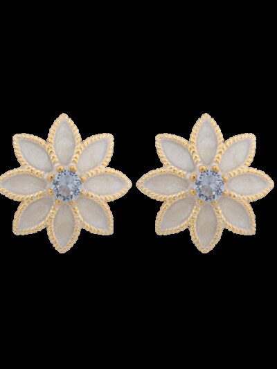 Orecchini Royale mini pietre azzurre