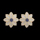 Orecchini Royale mini pietre blu