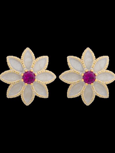 Orecchini Royale pietre rosse