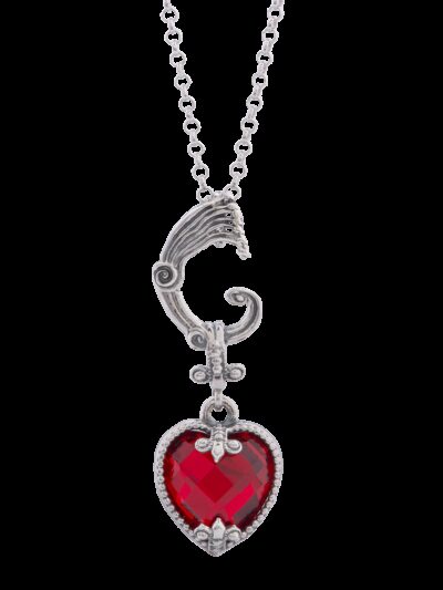 Collana Cuore nel cuore Drago Rossa