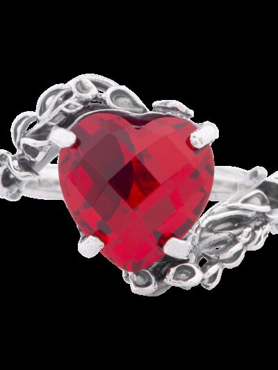 Anello Cuore Passion Rosso