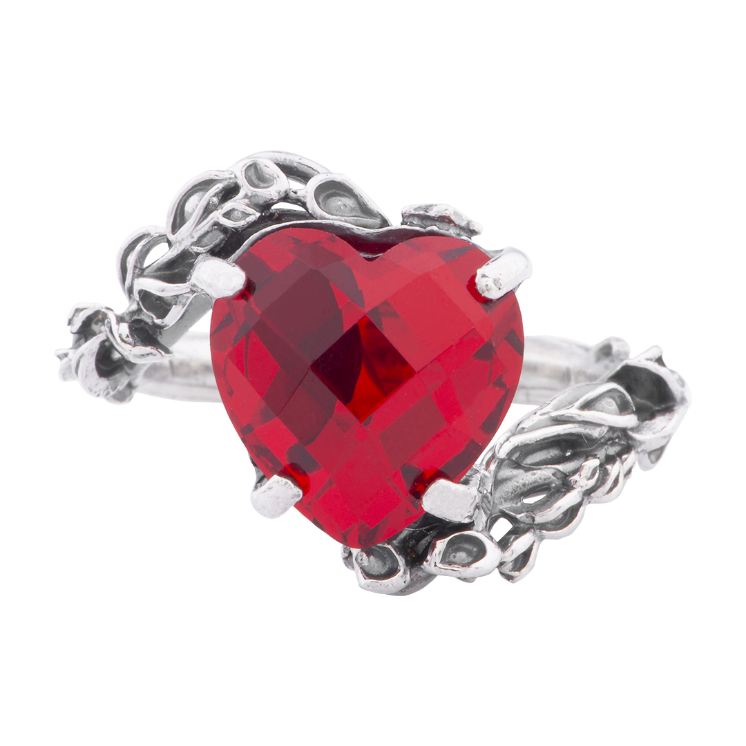 Anello Cuore Passion Rosso