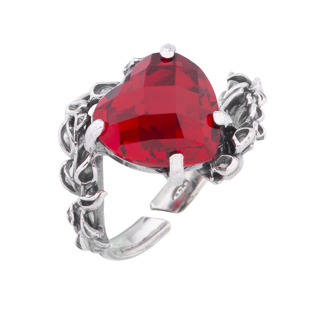 Anello Cuore Passion Rosso